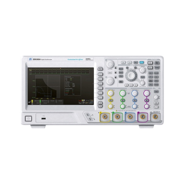 ZLG ZDS3024C 電源測(cè)試定制版示波器