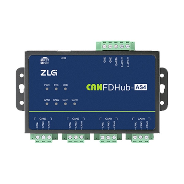 ZLG CAN(FD)隔離網關網橋中繼器集線器系列